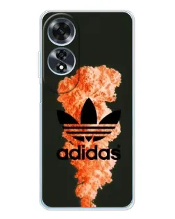 Чехол для OPPO A60 с картинкой «Оранжевый дым Adidas» Чехол для OPPO A60 с картинкой «Оранжевый дым Adidas»