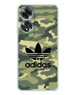 Чехол для OPPO A60 с картинкой «Милитари стиль Adidas» Чехол для OPPO A60 с картинкой «Милитари стиль Adidas»
