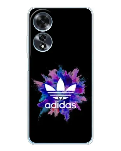Чехол для OPPO A60 с картинкой «Взрыв красок Adidas»