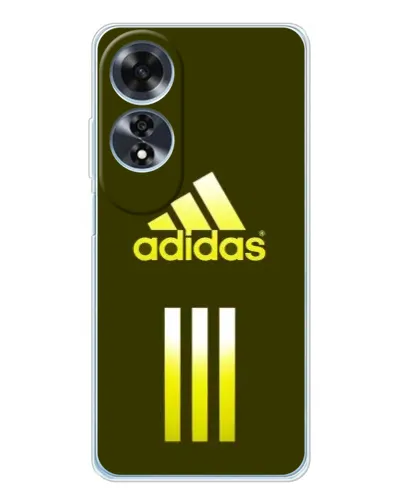 Чехол для OPPO A60 с картинкой «Оливковый градиент Adidas»
