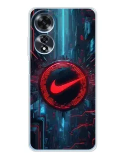 Чехол для OPPO A60 с картинкой «Техногенный стиль Nike» Чехол для OPPO A60 с картинкой «Техногенный стиль Nike»