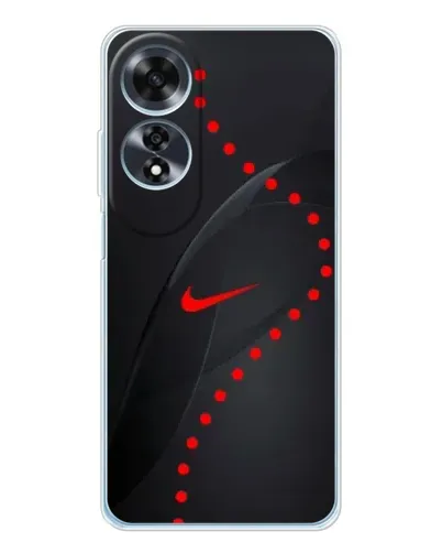 Чехол для OPPO A60 с картинкой «Абстрактный дизайн Nike»