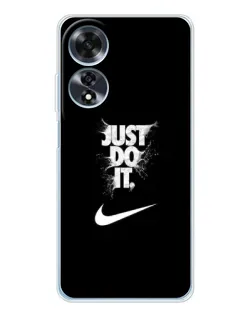 Чехол для OPPO A60 с картинкой «Текстовый принт Nike» Чехол для OPPO A60 с картинкой «Текстовый принт Nike»