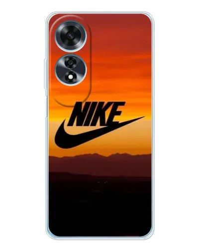 Чехол для OPPO A60 с картинкой «Nike — вечерний горизонт»