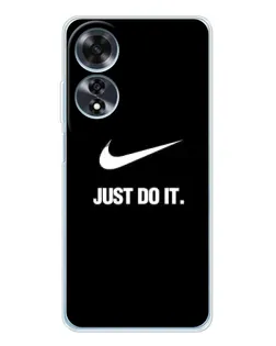 Чехол для OPPO A60 с картинкой «Классический принт Nike» Чехол для OPPO A60 с картинкой «Классический принт Nike»