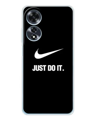 Чехол для OPPO A60 с картинкой «Классический принт Nike»