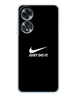 Чехол для OPPO A60 с картинкой «Минимализм от Nike» Чехол для OPPO A60 с картинкой «Минимализм от Nike»