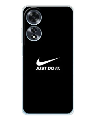 Чехол для OPPO A60 с картинкой «Минимализм от Nike»