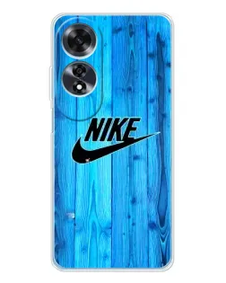 Чехол для OPPO A60 с картинкой «Голубое дерево Nike» Чехол для OPPO A60 с картинкой «Голубое дерево Nike»