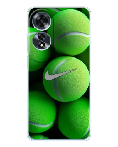 Чехол для OPPO A60 с картинкой «Теннисные мячи Найк»