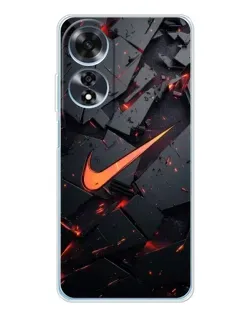Чехол для OPPO A60 с картинкой «Nike — эффект разломов» Чехол для OPPO A60 с картинкой «Nike — эффект разломов»
