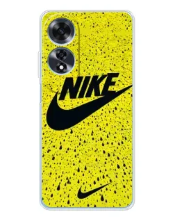 Чехол для OPPO A60 с картинкой «Желтый текстурный Nike» Чехол для OPPO A60 с картинкой «Желтый текстурный Nike»