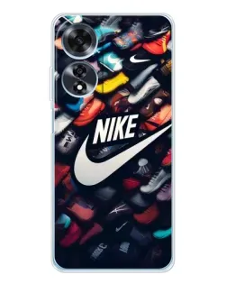 Чехол для OPPO A60 с картинкой «Коллекция кроссовок Nike» Чехол для OPPO A60 с картинкой «Коллекция кроссовок Nike»