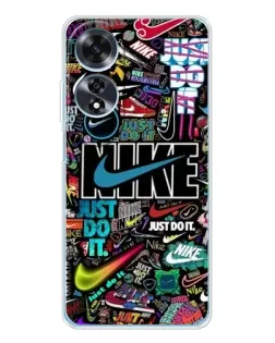 Чехол для OPPO A60 с картинкой «Яркий коллаж Nike» Чехол для OPPO A60 с картинкой «Яркий коллаж Nike»