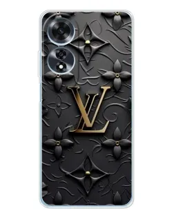Чехол для OPPO A60 с картинкой «Кожаная текстура LV»