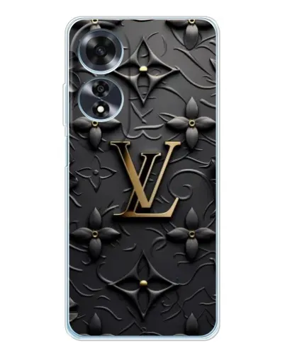 Чехол для OPPO A60 с картинкой «Кожаная текстура LV»