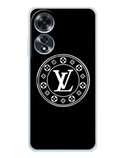 Чехол для OPPO A60 с картинкой «LV — печать стиля»