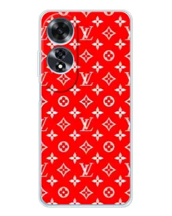 Чехол для OPPO A60 с картинкой «Яркий паттерн LV»