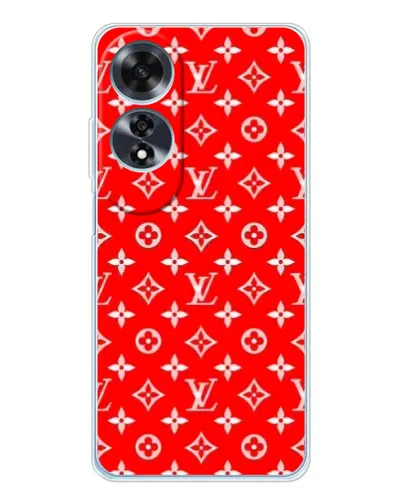Чехол для OPPO A60 с картинкой «Яркий паттерн LV»
