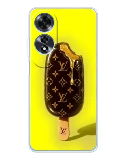 Чехол для OPPO A60 с картинкой «Мороженое от LV»