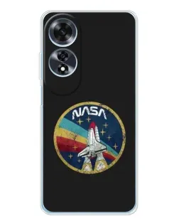 Чехол для OPPO A60 с картинкой «NASA — эмблема миссии»