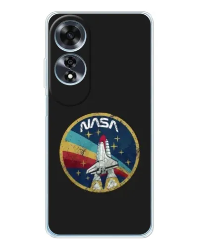 Чехол для OPPO A60 с картинкой «NASA — эмблема миссии» Чехол для OPPO A60 с картинкой «NASA — эмблема миссии»