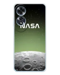 Чехол для OPPO A60 с картинкой «NASA — лунный градиент» Чехол для OPPO A60 с картинкой «NASA — лунный градиент»