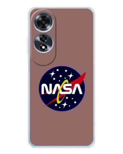Чехол для OPPO A60 с картинкой «NASA — ретро космос» Чехол для OPPO A60 с картинкой «NASA — ретро космос»