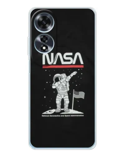 Чехол для OPPO A60 с картинкой «NASA — шагаем по Луне» Чехол для OPPO A60 с картинкой «NASA — шагаем по Луне»