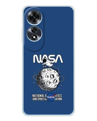 Чехол для OPPO A60 с картинкой «NASA — лунная миссия» Чехол для OPPO A60 с картинкой «NASA — лунная миссия»