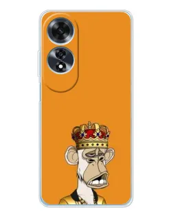Чехол для OPPO A60 с картинкой «Золотая обезьяна Bored Ape»