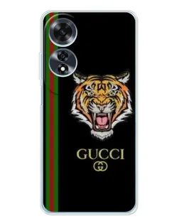Чехол для OPPO A60 с картинкой «Тигр Gucci»