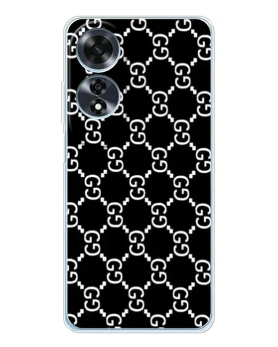 Чехол для OPPO A60 с картинкой «Gucci — сетчатый паттерн»