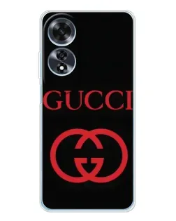 Чехол для OPPO A60 с картинкой «Gucci — красный логотип» Чехол для OPPO A60 с картинкой «Gucci — красный логотип»