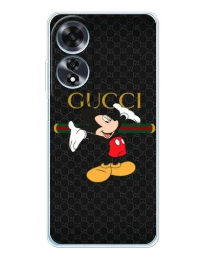 Чехол для OPPO A60 с картинкой «Микки Маус Gucci»