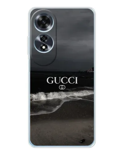 Чехол для OPPO A60 с картинкой «Gucci — морской прибой»