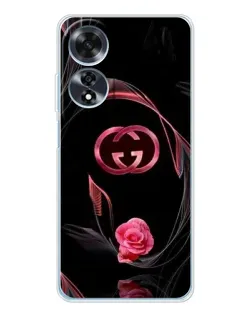 Чехол для OPPO A60 с картинкой «Gucci — неоновая роза» Чехол для OPPO A60 с картинкой «Gucci — неоновая роза»