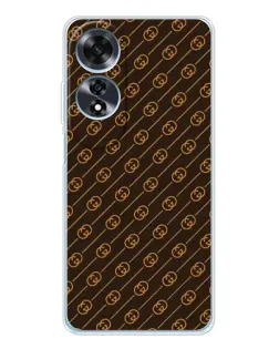 Чехол для OPPO A60 с картинкой «Gucci — золотые диагонали» Чехол для OPPO A60 с картинкой «Gucci — золотые диагонали»