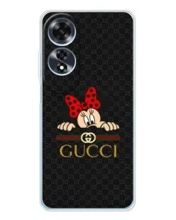 Чехол для OPPO A60 с картинкой «Минни Маус Gucci — черный» Чехол для OPPO A60 с картинкой «Минни Маус Gucci — черный»