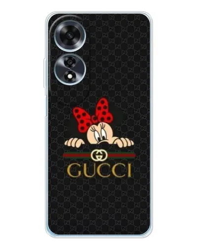 Чехол для OPPO A60 с картинкой «Минни Маус Gucci — черный» Чехол для OPPO A60 с картинкой «Минни Маус Gucci — черный»