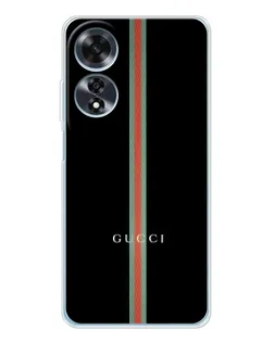 Чехол для OPPO A60 с картинкой «Gucci — строгая линия» Чехол для OPPO A60 с картинкой «Gucci — строгая линия»