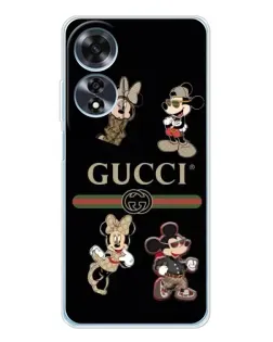Чехол для OPPO A60 с картинкой «Gucci — герои Disney и монограмма» Чехол для OPPO A60 с картинкой «Gucci — герои Disney и монограмма»