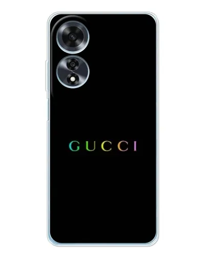 Чехол для OPPO A60 с картинкой «Gucci — неоновый минимализм» Чехол для OPPO A60 с картинкой «Gucci — неоновый минимализм»