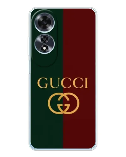 Чехол для OPPO A60 с картинкой «Gucci — темно-зеленый градиент» Чехол для OPPO A60 с картинкой «Gucci — темно-зеленый градиент»
