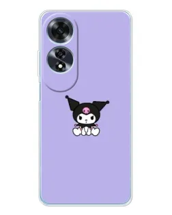 Чохол для OPPO A60 з картинкою «Kuromi — фіолетовий мінімалізм» Чохол для OPPO A60 з картинкою «Kuromi — фіолетовий мінімалізм»