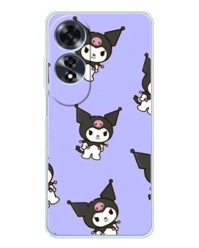 Чохол для OPPO A60 з картинкою «Паттерн з Kuromi»