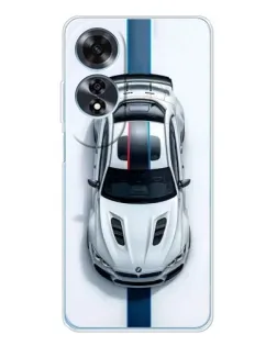 Чехол для OPPO A60 с картинкой «Вид сверху — BMW M»