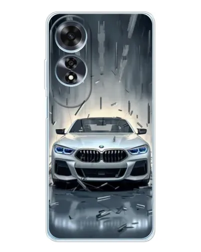 Чехол для OPPO A60 с картинкой «BMW в свете фар»