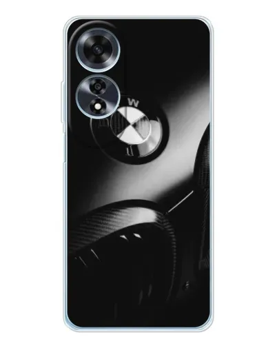 Чехол для OPPO A60 с картинкой «Эмблема BMW — макро»