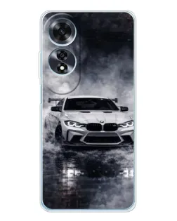Чехол для OPPO A60 с картинкой «BMW сквозь туман»